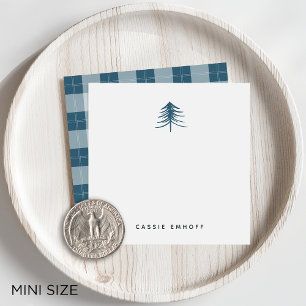 Skizzierte Mini-Weihnachtskarte mit Personalisieru Mitteilungskarte