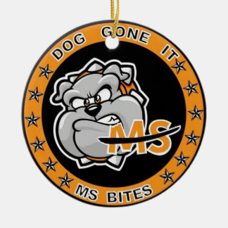 Sklerose-Bewusstsein Keramik Ornament