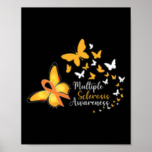 Sklerose Bewusstsein Schmetterlinge 1 Poster