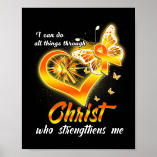 Sklerose - Ich kann alles durch Christus tun Poster