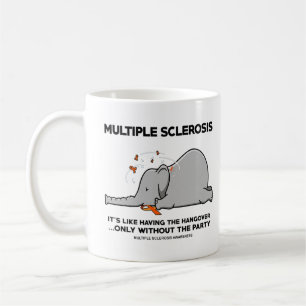 Sklerose ist wie der Hangover-Elefant Kaffeetasse