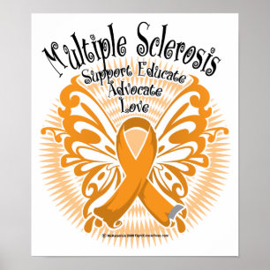 Sklerose-Schmetterling 3 Poster