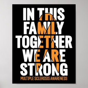 Sklerose-Unterstützung Frau Multipler Sklerose Bew Poster