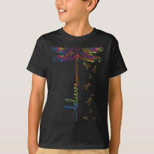 Sklerosis Awareness Dragonfly Ribon T-Shirt