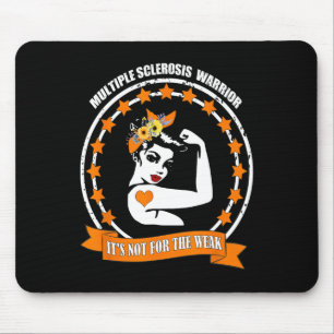 Sklerosis Awareness Frau Warrior Mama Support Mousepad