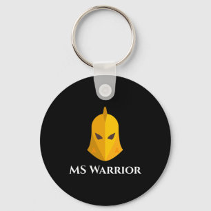 Sklerosis Awareness Knight Brave Frau Warrior Schlüsselanhänger