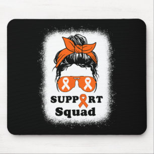 Sklerosis Awareness Messy Bun Support Squad Frau M Mousepad