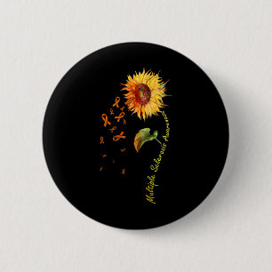 Sklerosis Awareness Sunflower Frau Awareness Button