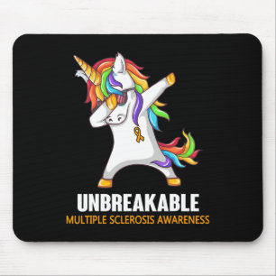 Sklerosis Awareness unzerbrechlich für Frauen Männ Mousepad