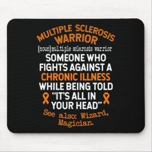Sklerosis Warrior Definition Awareness Mousepad