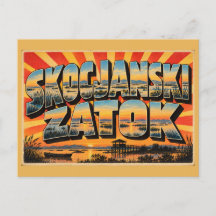 Skocjanski Zatok Feuchtgebietsvögel Vintage-Reise