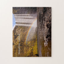 Skógafoss Puzzlespiel mit Geschenkboxen