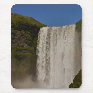 Skogafoss Wasserfall Island Mousepad