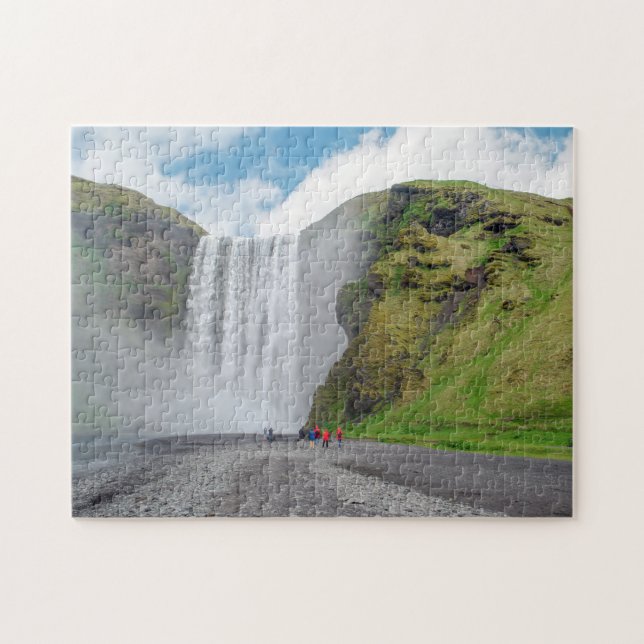 Skogafoss Wasserfall - Skogardorf, Island (Horizontal)