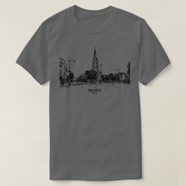 Skokie Illinois TShirt 1 (Design vorne)