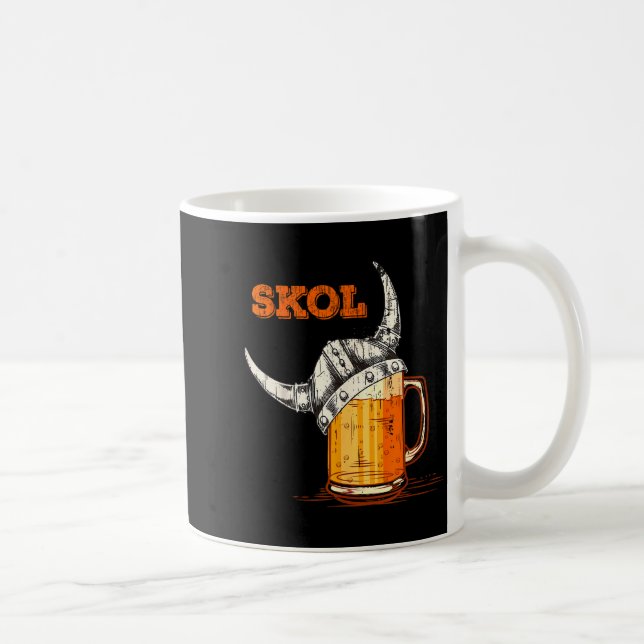 Skol Nordic Viking Helmet Drinking Gl  Kaffeetasse (Rechts)