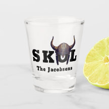 Skol und Horned Helmet Shot Glass