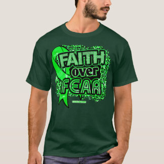 Skoliose Awareness Ribbon Faith over Feenleopard T-Shirt