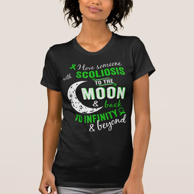 Skoliose - Bewusstsein für Frauen - Skoliose  T-Shirt (Vorderseite)