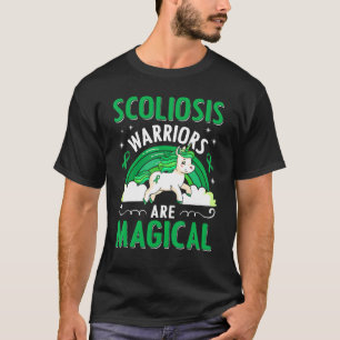 Skoliose-Krieger sind magische Skoliose-Bewusstsei T-Shirt