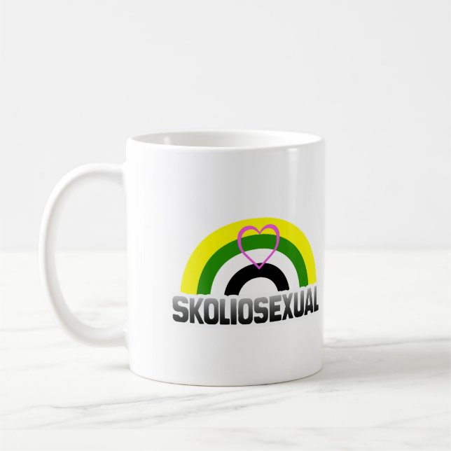 Skoliosexual Stolz Kaffeetasse (Links)