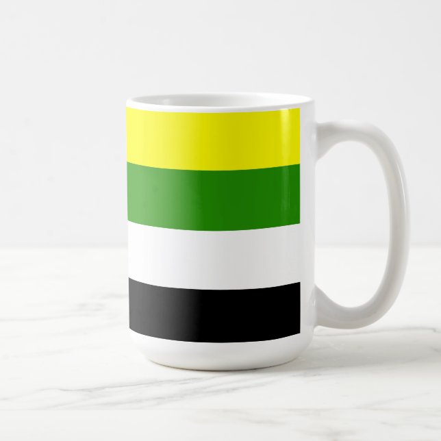 Skoliosexuelle Flagge Kaffeetasse (Rechts)
