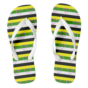 Skoliosexueller Stolz Flip Flops