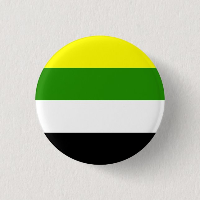 Skoliosexuelles Abzeichen Button (Vorderseite)