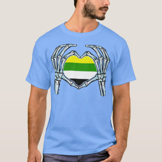 Skoliseual Gay Skeleton Nichtbinäre seuelle Identi T-Shirt