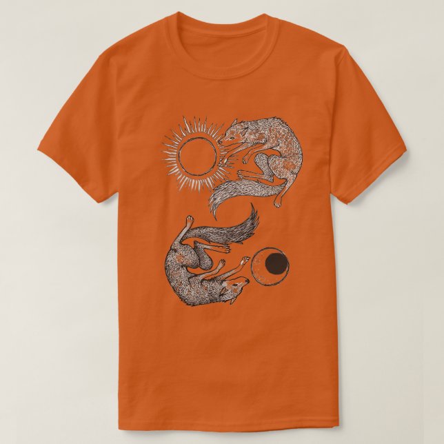 Skoll und Hati 1 T-Shirt (Design vorne)