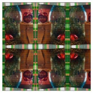 Skookum Christmas Cabin Fabric Stoff