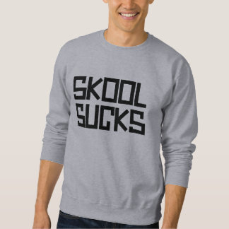 Skool ist zum Kotzen Strickjacke Sweatshirt