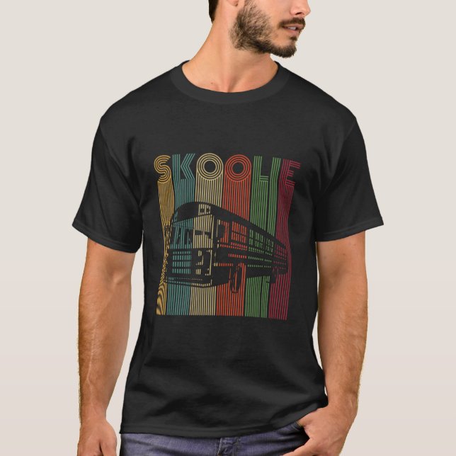 Skoolie For A Schoolie Driver T-Shirt (Vorderseite)