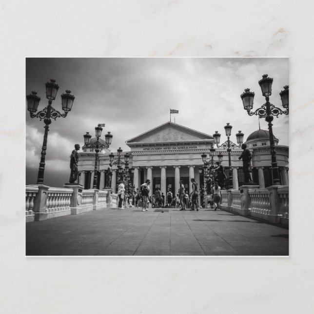 Skopje, Mazedonien Postkarte (Vorderseite)