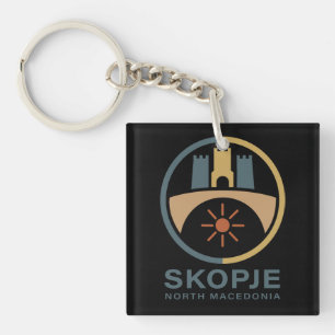Skopje Nordmazedonien Europa Schlüsselanhänger