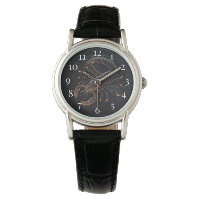 Skorpio - 23. Oktober bis 21. November Armbanduhr (Vorderseite)