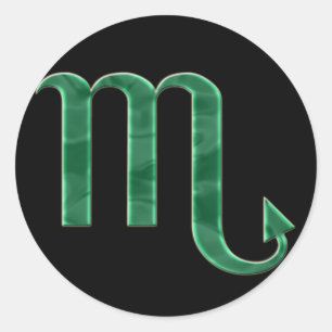 Skorpio #3-Aufkleber Runder Aufkleber