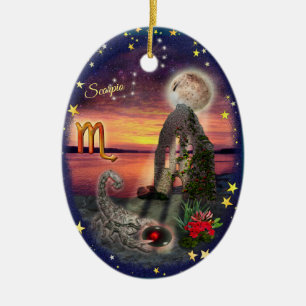 Skorpio Art Collage Keramik Ornament