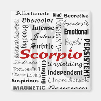 Skorpio Astrologie Zodiac Horoskop Muster Magnet