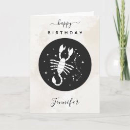 Skorpio Astrologie Zodiac Star Signic Horoskop Chi Karte