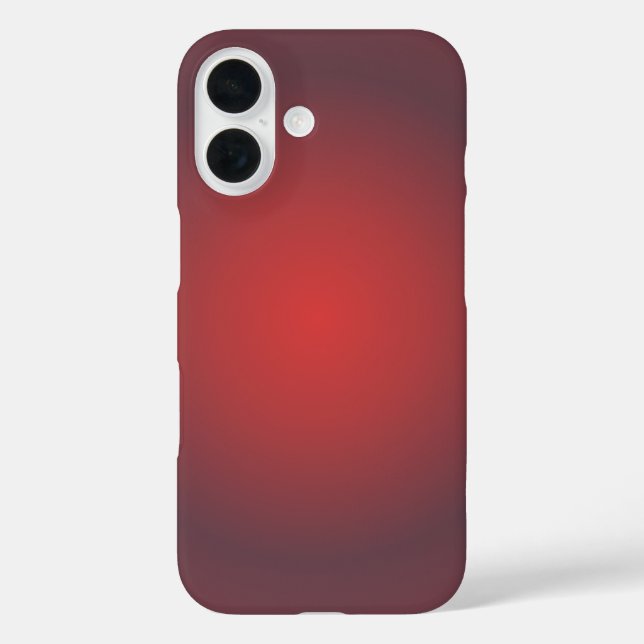 Skorpio Aura Gradient Zodiac, roter Aura Gradient iPhone 16 Hülle (Rückseite)