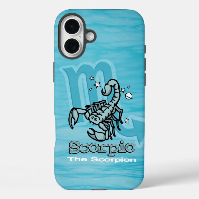 Skorpio Das Skorpion-Wasserzeichen iPhone 16 Plus Hülle (Rückseite)