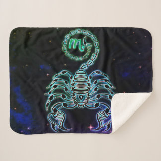 Skorpio der Skorpion zodiac Decke Sherpadecke