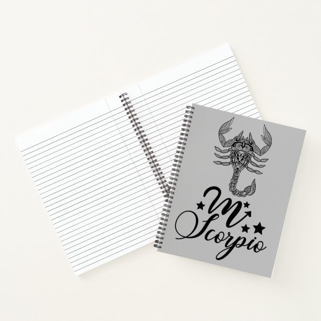Skorpio Notizbuch (Innenseite)