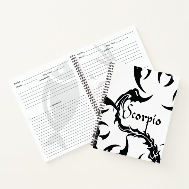 Skorpio Notizbuch (Innenseite)