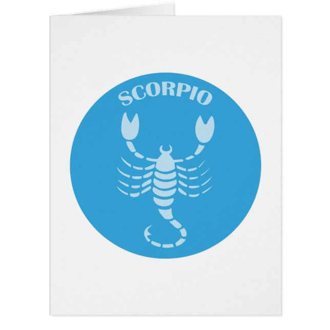 Skorpio, Sternzeichen, Horoskop, Astrologie (Vorderseite)