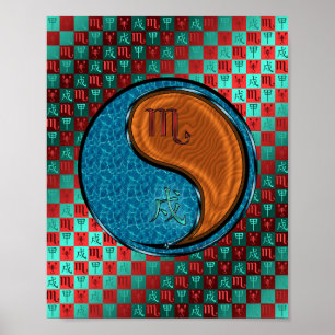 Skorpio und Holzhund Poster