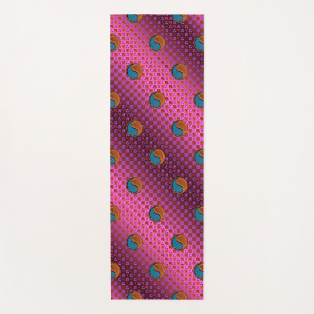 Skorpio und Holzroster Yogamatte (Vorderseite)