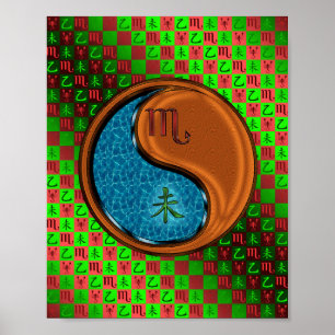 Skorpio und Holzziege Poster