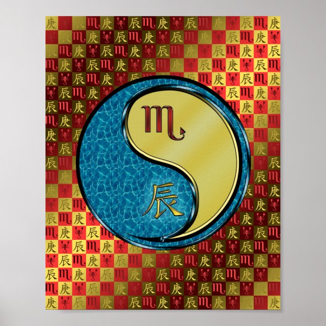 Skorpio und Metalldrache Poster (Vorne)